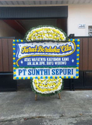 Papan Bunga Duka di Karangayu